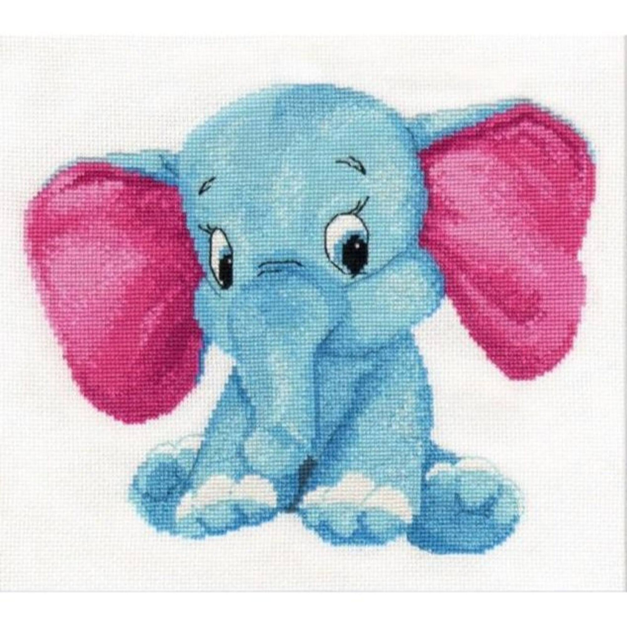 Oven Elephant Cross Stitch Kit